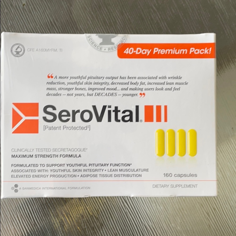 SeroVital 160 capsules- new / sealed